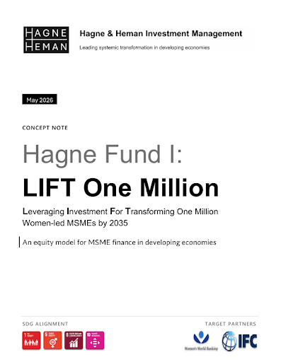 Hagne Fund I Concept Note Cover